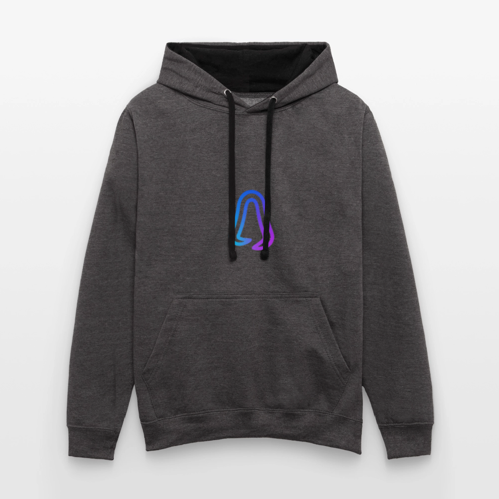 Ghosted Club | Unisex Hoodie - Anthrazit/Schwarz