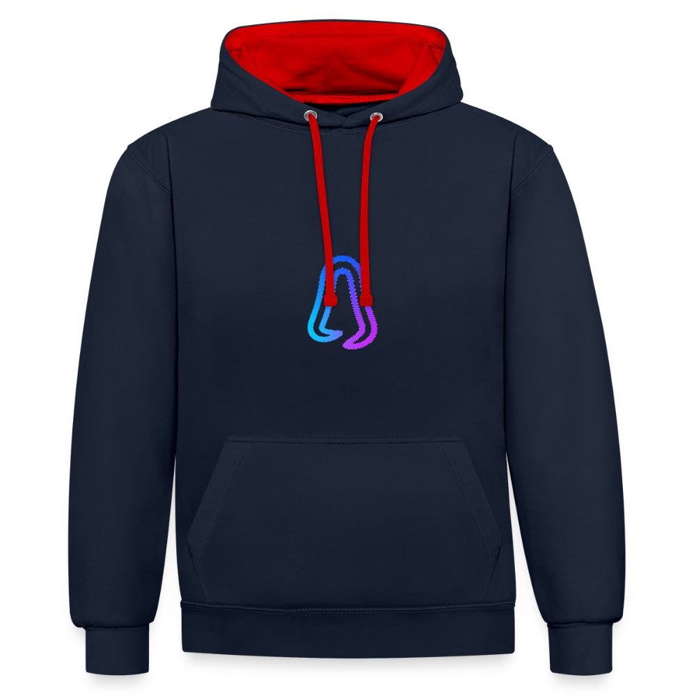 Ghosted Club | Unisex Hoodie - Navy/Rot