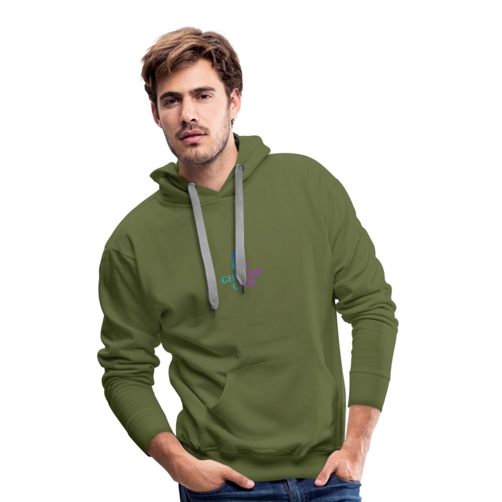 Ghosted Club | Männer Premium Hoodie - Olivgrün