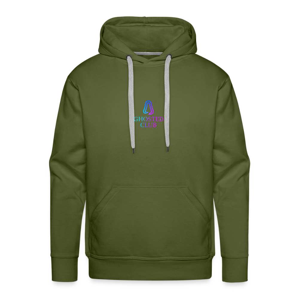 Ghosted Club | Männer Premium Hoodie - Olivgrün