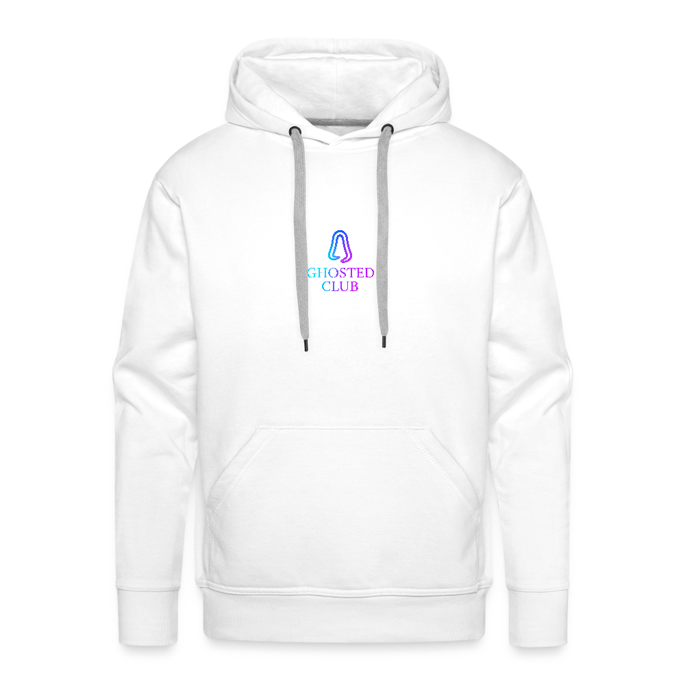 Ghosted Club | Männer Premium Hoodie - Weiß