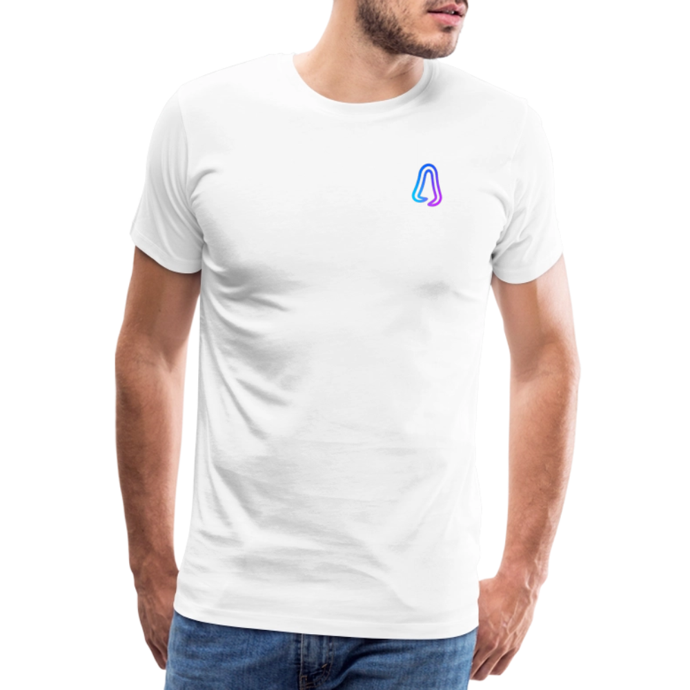 Ghosted Club | Männer Premium T-Shirt - Weiß