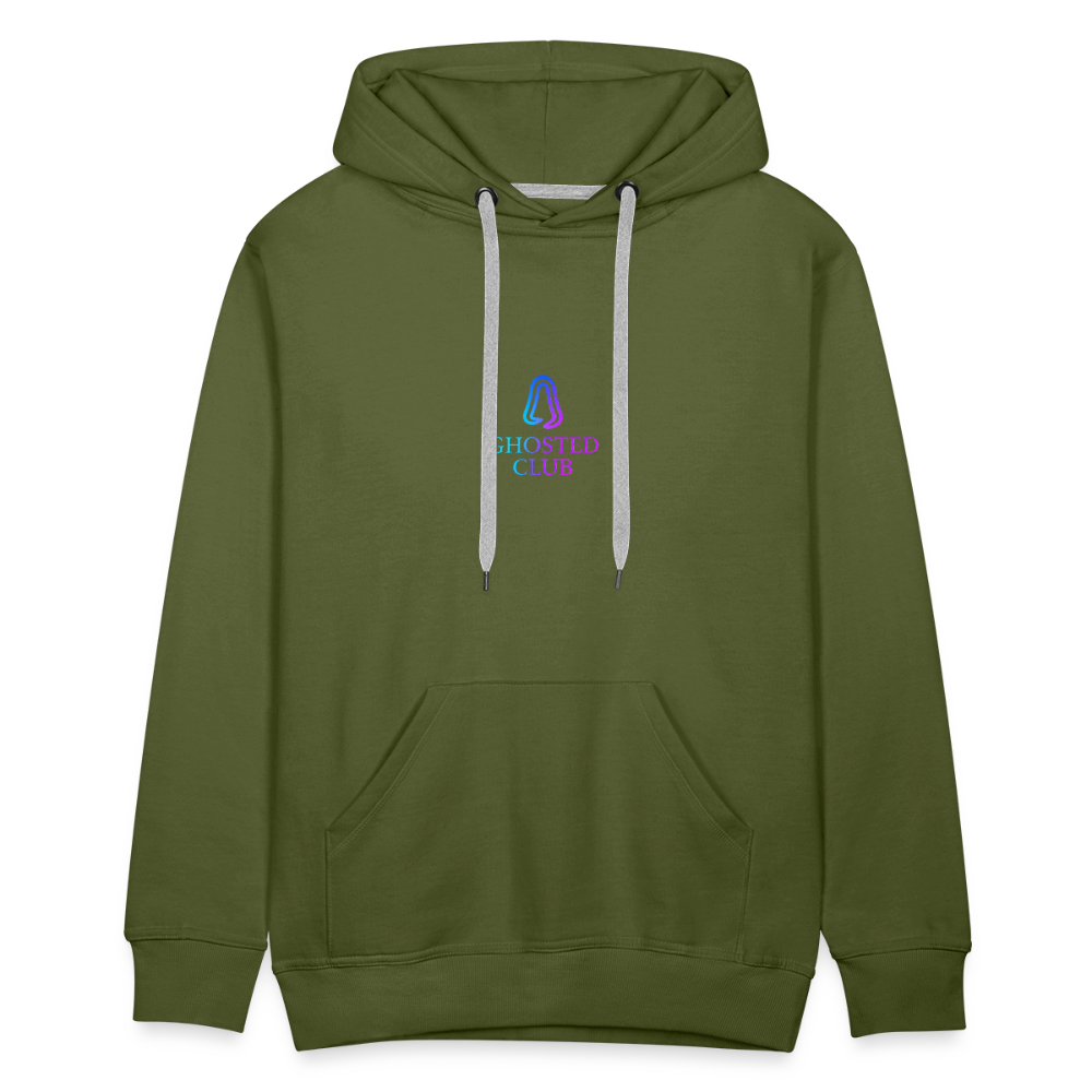 Ghosted Club | Männer Premium Hoodie - Olivgrün