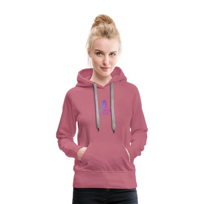 Ghosted Club | Frauen Premium Hoodie - Malve