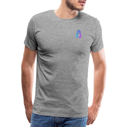 Ghosted Club | Männer Premium T-Shirt - Grau meliert