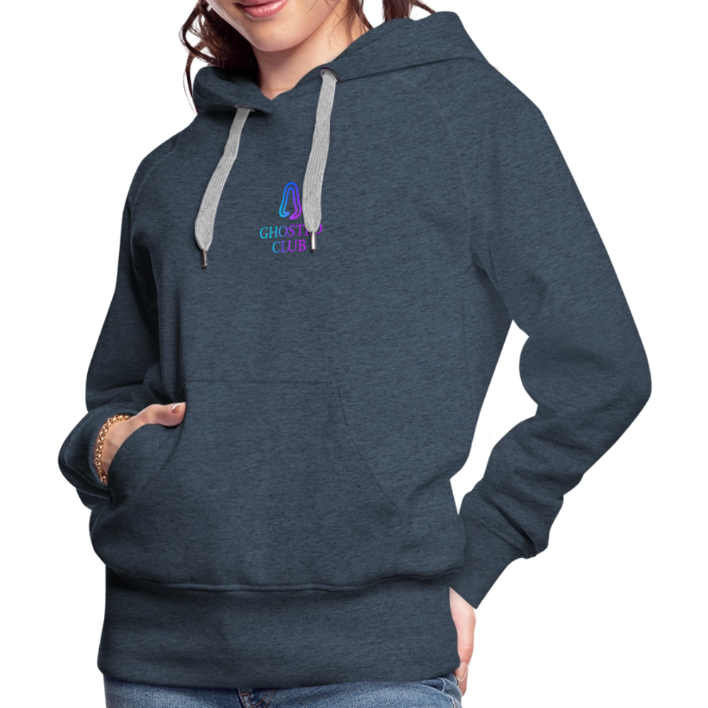 Ghosted Club | Frauen Premium Hoodie - Jeansblau