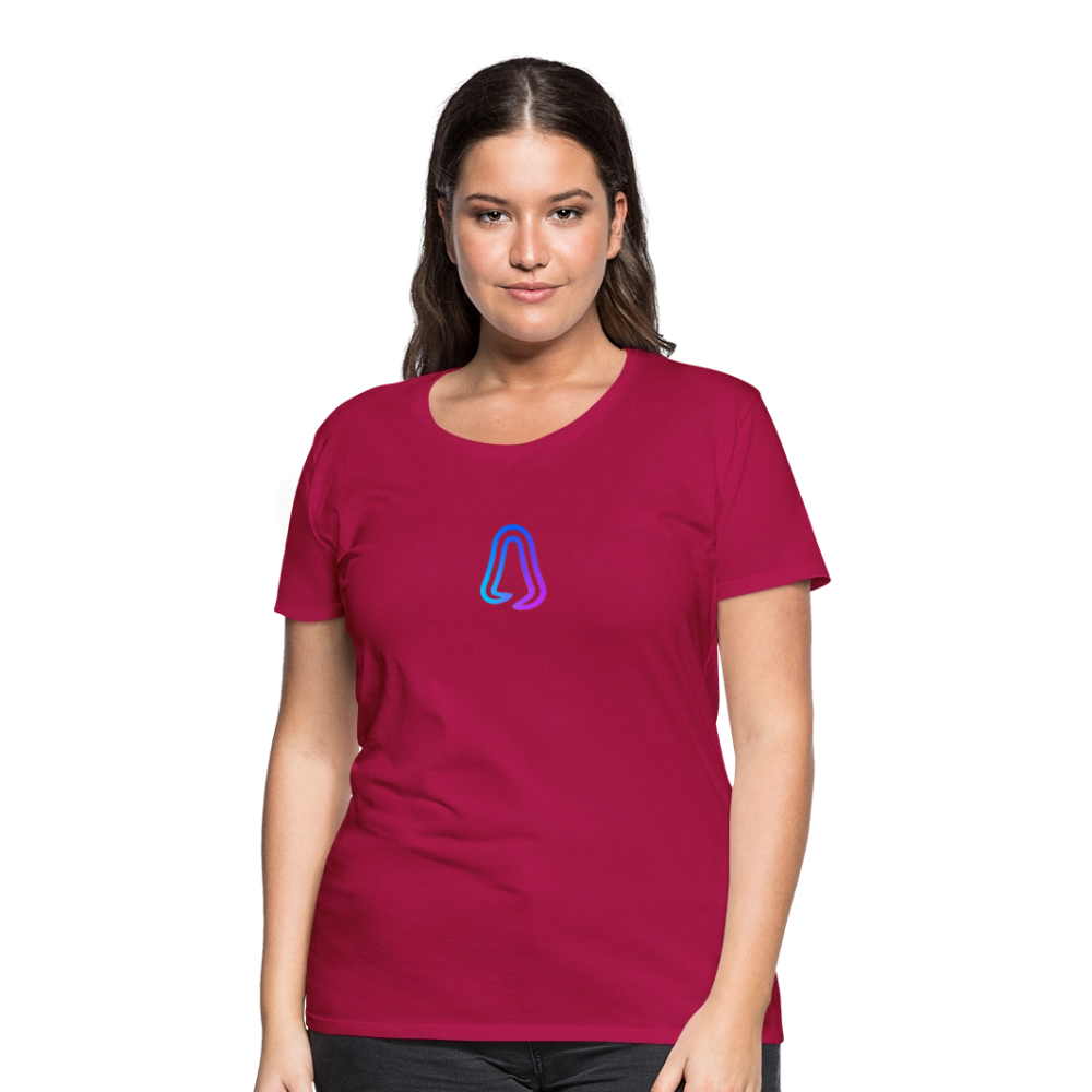 Ghosted Club | Frauen Premium T-Shirt - dunkles Pink