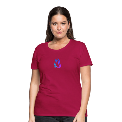 Ghosted Club | Frauen Premium T-Shirt - dunkles Pink