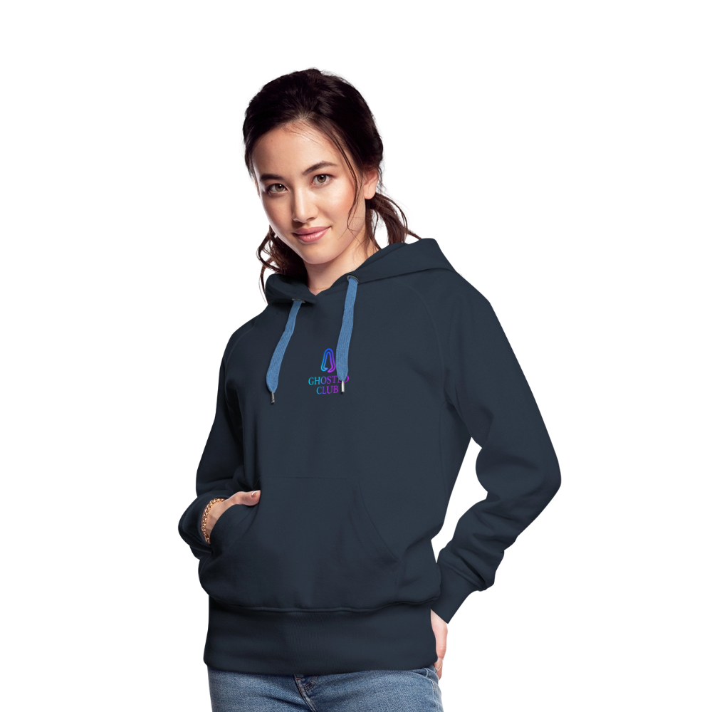 Ghosted Club | Frauen Premium Hoodie - Navy