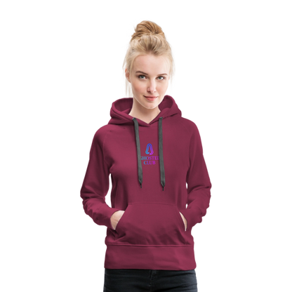 Ghosted Club | Frauen Premium Hoodie - Bordeaux