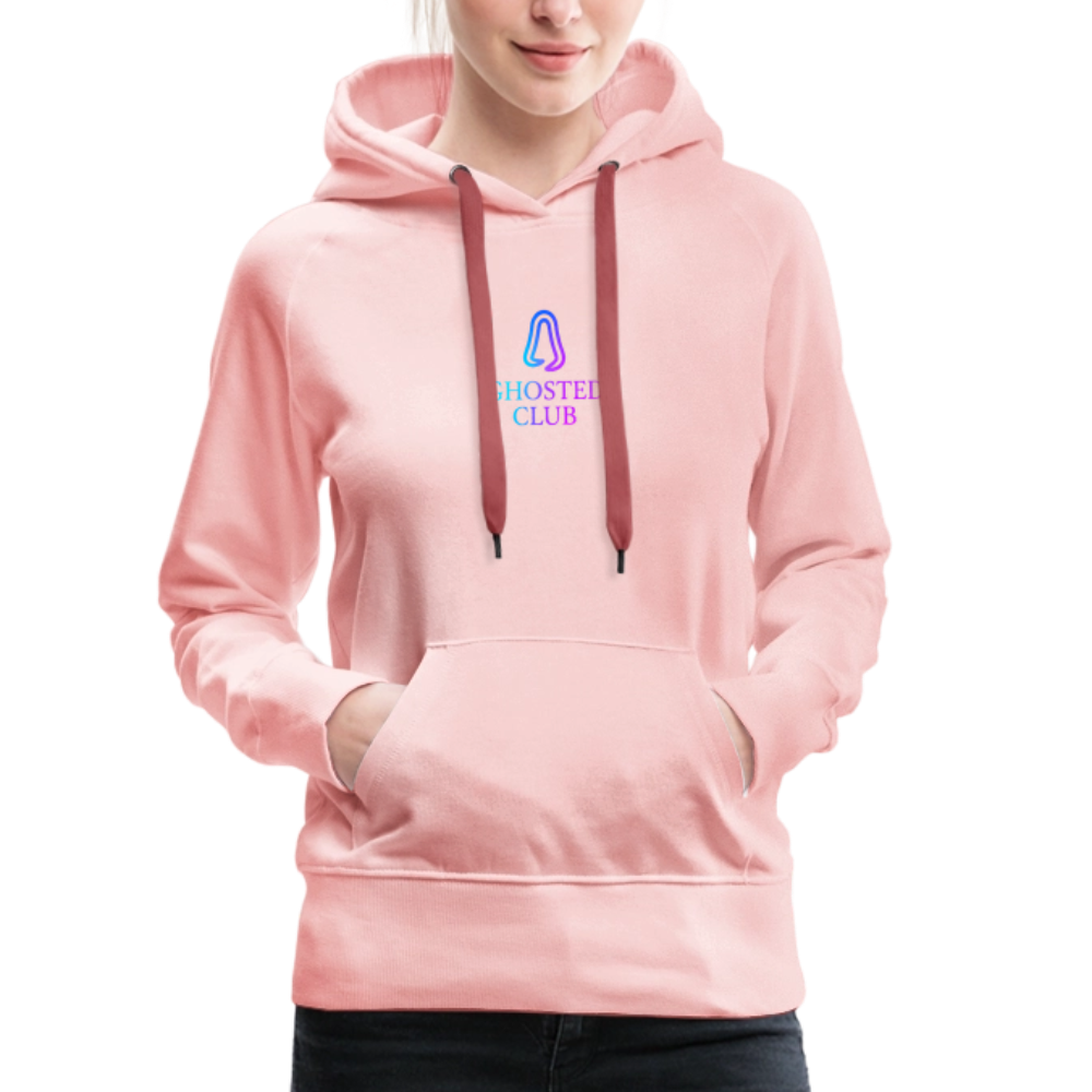 Ghosted Club | Frauen Premium Hoodie - Kristallrosa