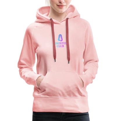 Ghosted Club | Frauen Premium Hoodie - Kristallrosa