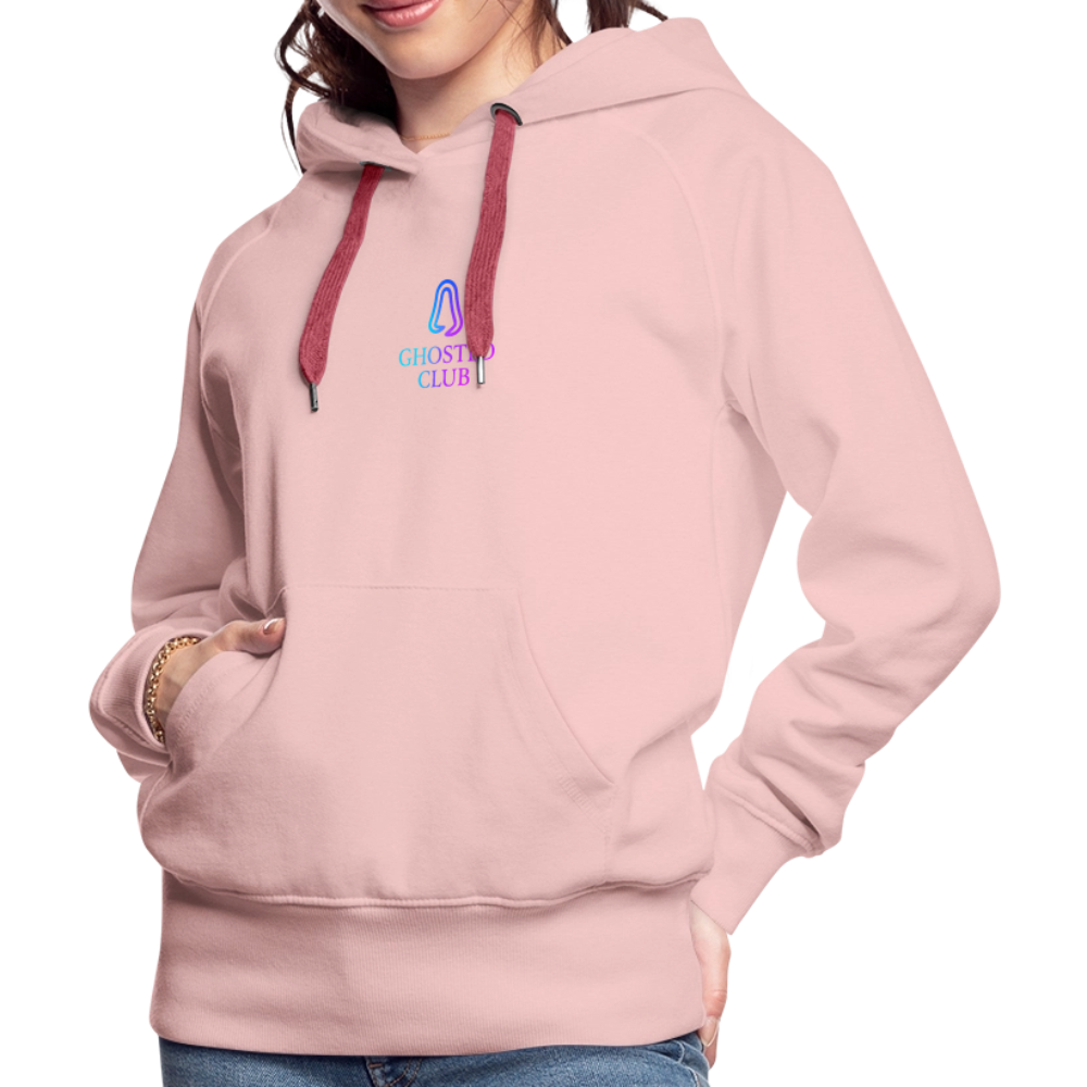 Ghosted Club | Frauen Premium Hoodie - Kristallrosa