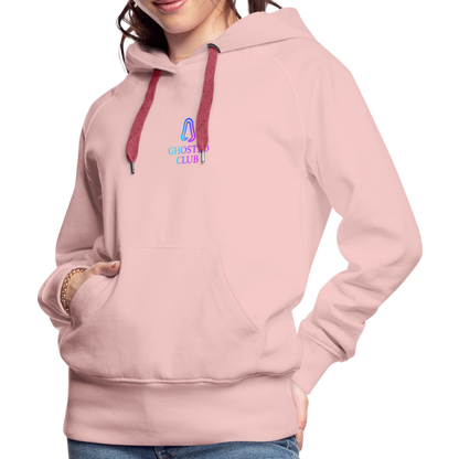 Ghosted Club | Frauen Premium Hoodie - Kristallrosa