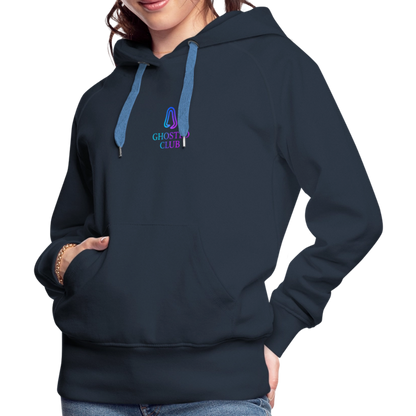 Ghosted Club | Frauen Premium Hoodie - Navy