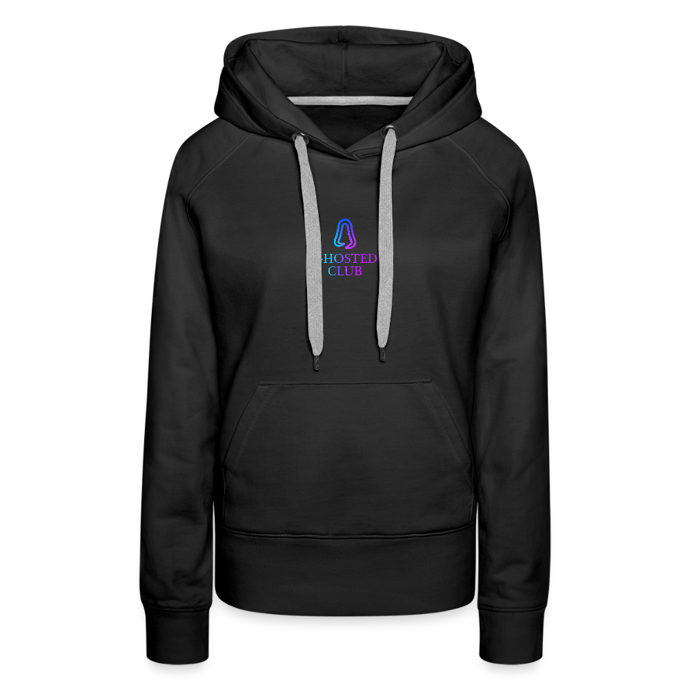 Ghosted Club | Frauen Premium Hoodie - Schwarz
