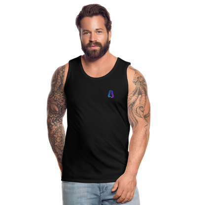 Ghosted Club | Männer Premium Tank Top - Schwarz