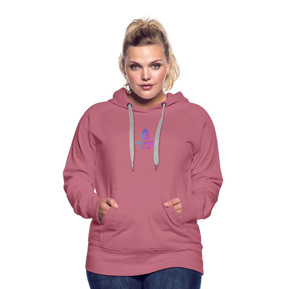 Ghosted Club | Frauen Premium Hoodie - Malve
