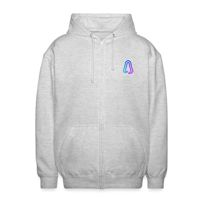 Ghosted Club | Kaputzenjacke Unisex - Hellgrau meliert