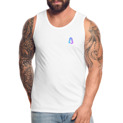 Ghosted Club | Männer Premium Tank Top - Weiß