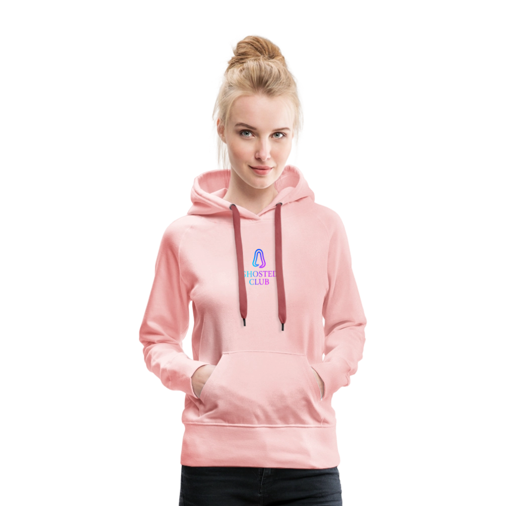Ghosted Club | Frauen Premium Hoodie - Kristallrosa