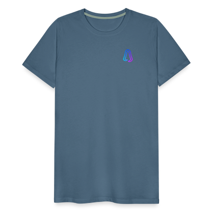 Ghosted Club | Männer Premium T-Shirt - Blaugrau