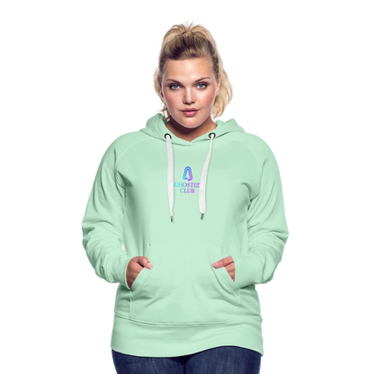 Ghosted Club | Frauen Premium Hoodie - helles Mintgrün