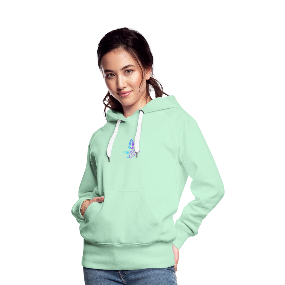 Ghosted Club | Frauen Premium Hoodie - helles Mintgrün