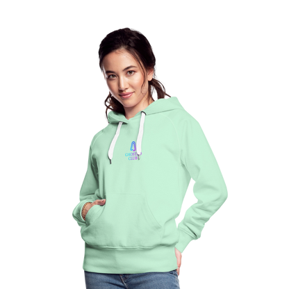 Ghosted Club | Frauen Premium Hoodie - helles Mintgrün