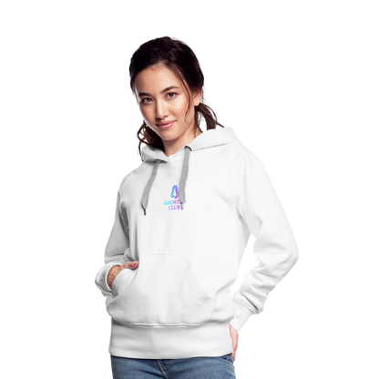 Ghosted Club | Frauen Premium Hoodie - Weiß