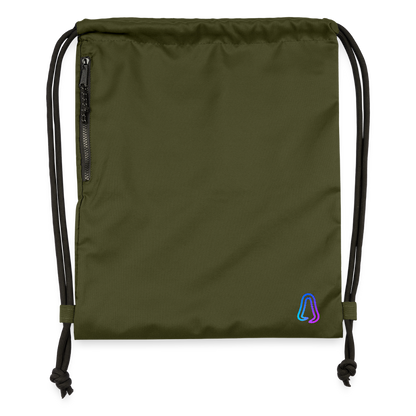 Ghosted Club | Turnbeutel + Zusatzfach | 🍃 NACHHALTIG - military Green