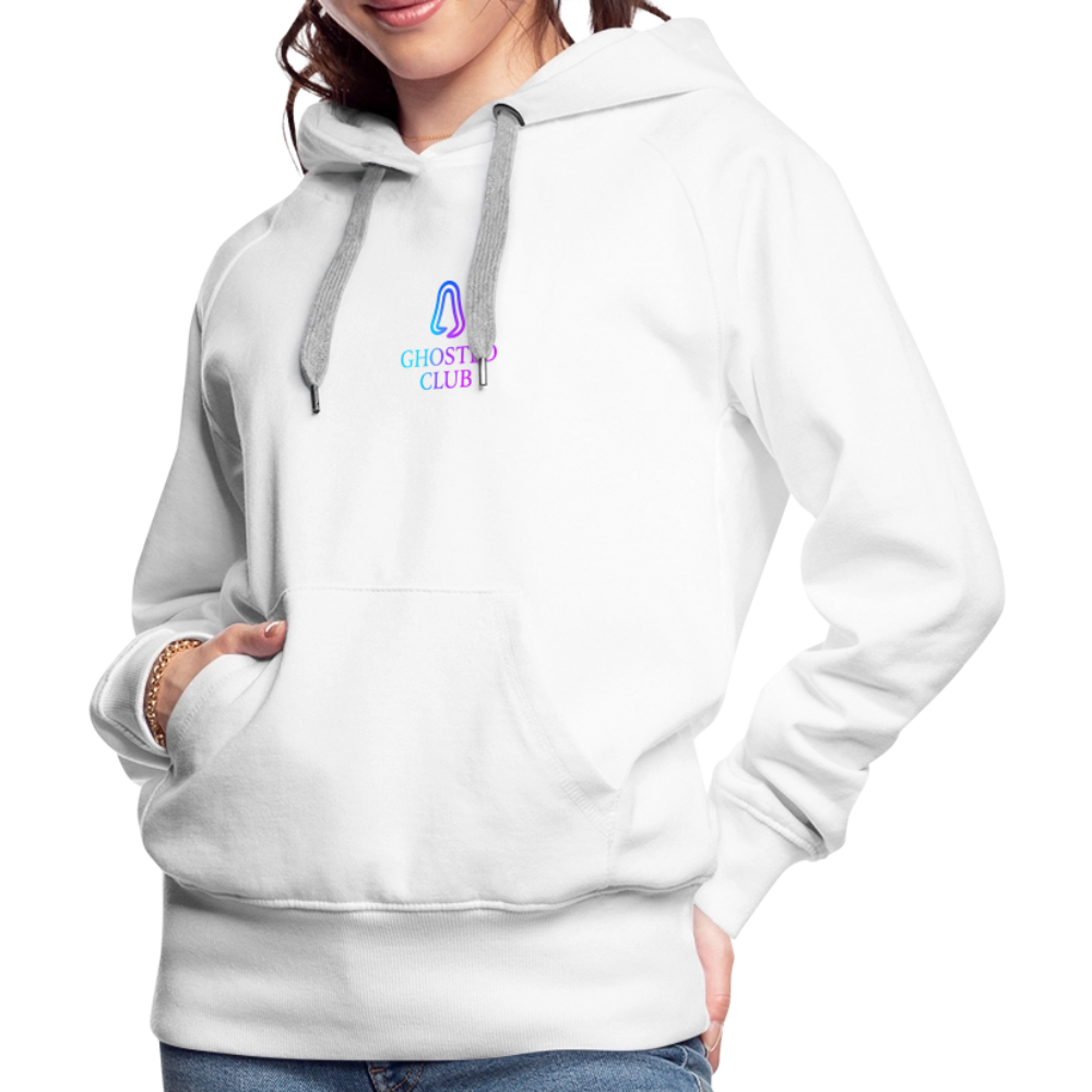 Ghosted Club | Frauen Premium Hoodie - Weiß