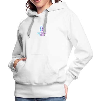 Ghosted Club | Frauen Premium Hoodie - Weiß