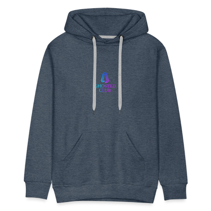 Ghosted Club | Männer Premium Hoodie - Jeansblau