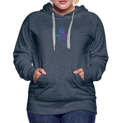 Ghosted Club | Frauen Premium Hoodie - Jeansblau