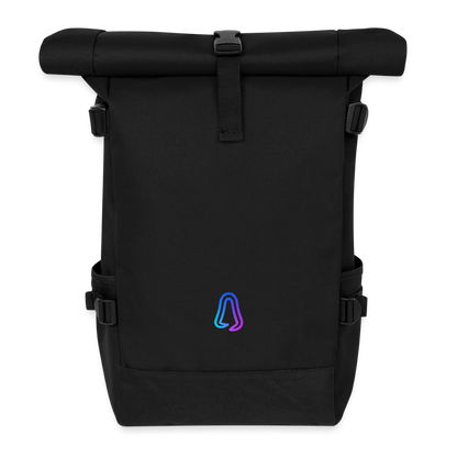 Ghosted Club | Rolltop Rucksack - Schwarz
