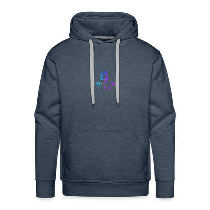 Ghosted Club | Männer Premium Hoodie - Jeansblau
