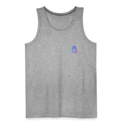 Ghosted Club | Männer Premium Tank Top - Grau meliert