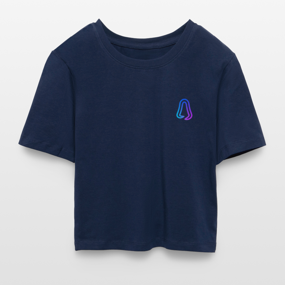 Ghosted Club | Cropped Top - Light Navy