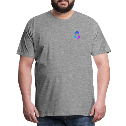 Ghosted Club | Männer Premium T-Shirt - Grau meliert