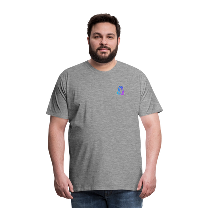Ghosted Club | Männer Premium T-Shirt - Grau meliert