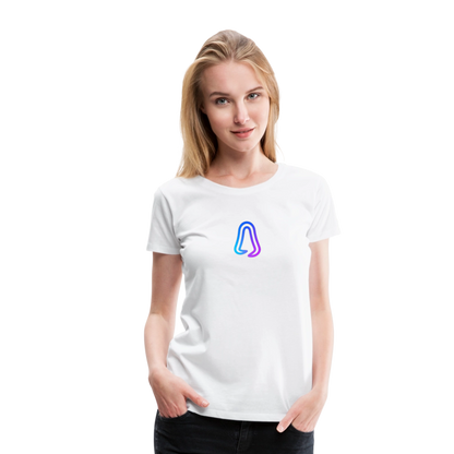 Ghosted Club | Frauen Premium T-Shirt - Weiß