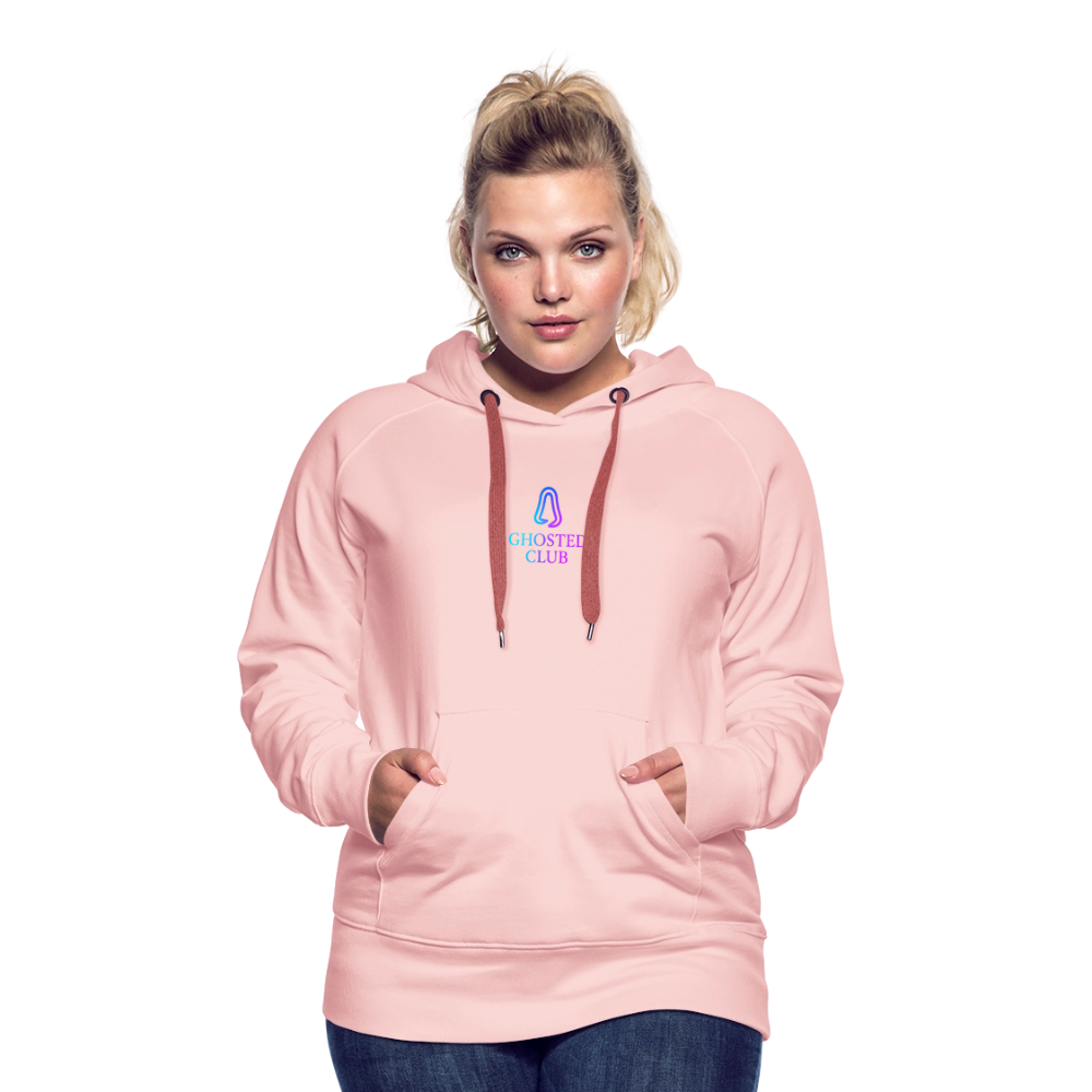 Ghosted Club | Frauen Premium Hoodie - Kristallrosa