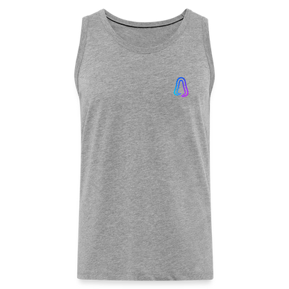 Ghosted Club | Männer Premium Tank Top - Grau meliert