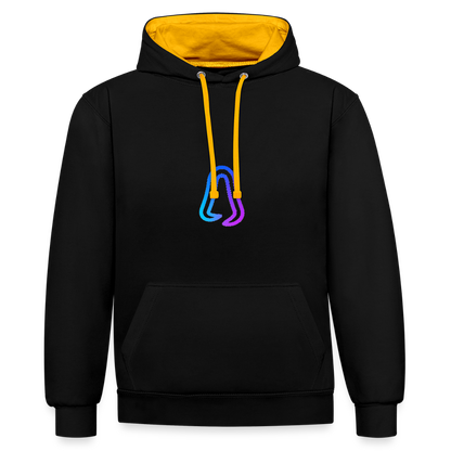 Ghosted Club | Unisex Hoodie - Schwarz/Gold