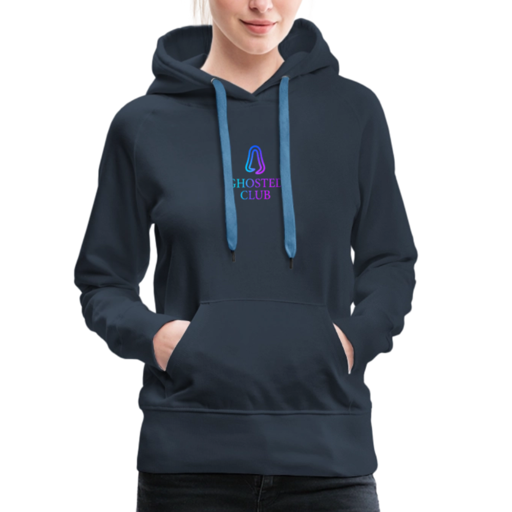 Ghosted Club | Frauen Premium Hoodie - Navy