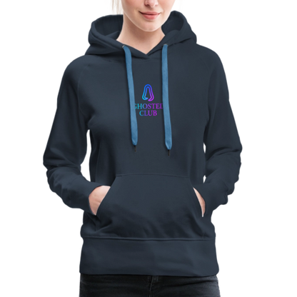 Ghosted Club | Frauen Premium Hoodie - Navy