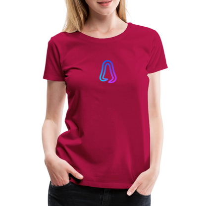 Ghosted Club | Frauen Premium T-Shirt - dunkles Pink