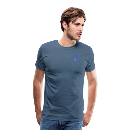 Ghosted Club | Männer Premium T-Shirt - Blaugrau
