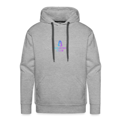 Ghosted Club | Männer Premium Hoodie - Grau meliert